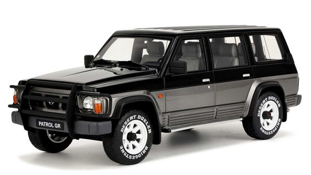 1:18 Otto Nissan Patrol GR Y60 1992 black/silver