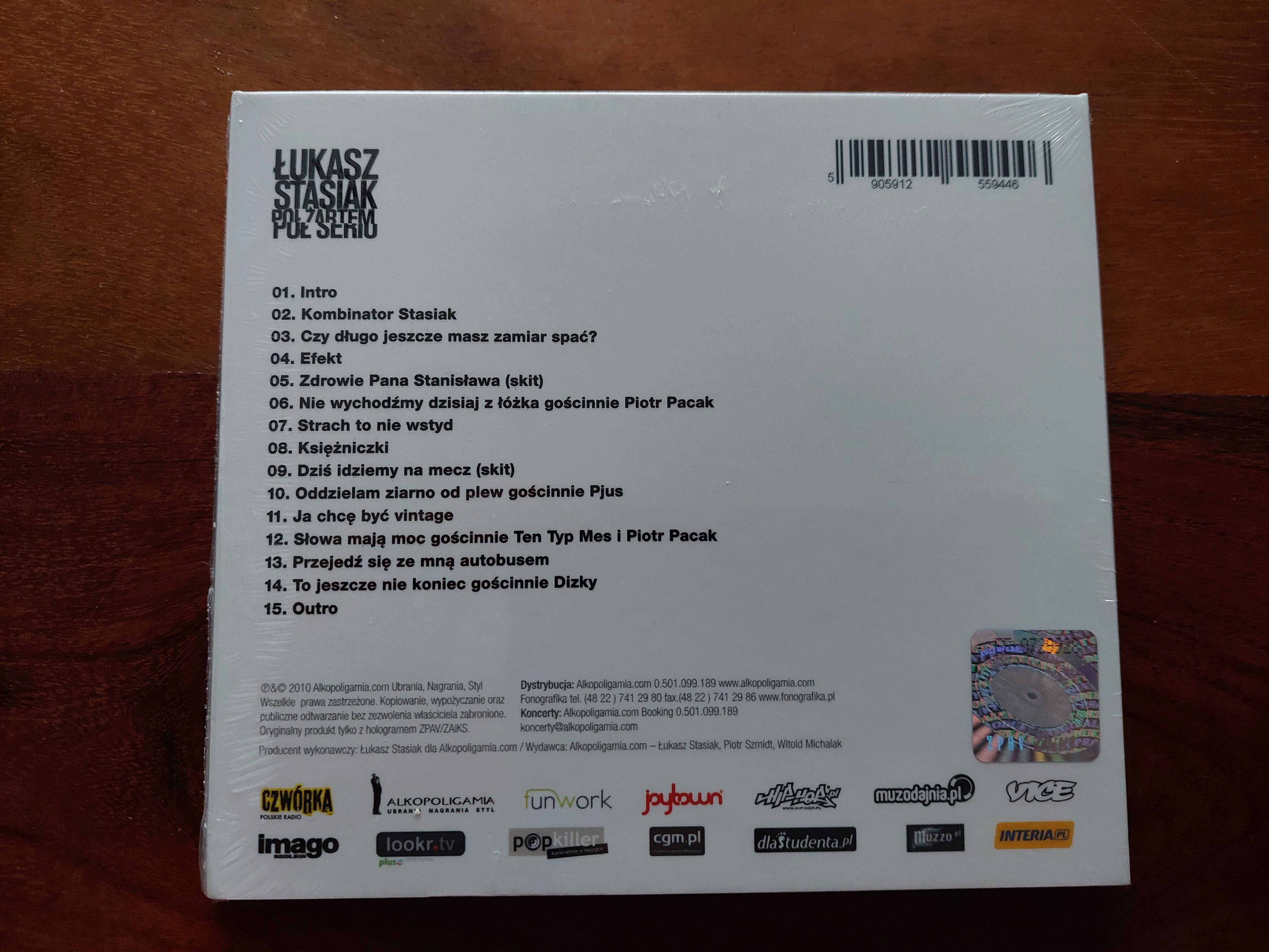 CD ŁUKASZ STASIAK - Pół żartem pół serio