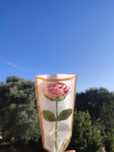 Rosa de crochê cores variadas feito à mão