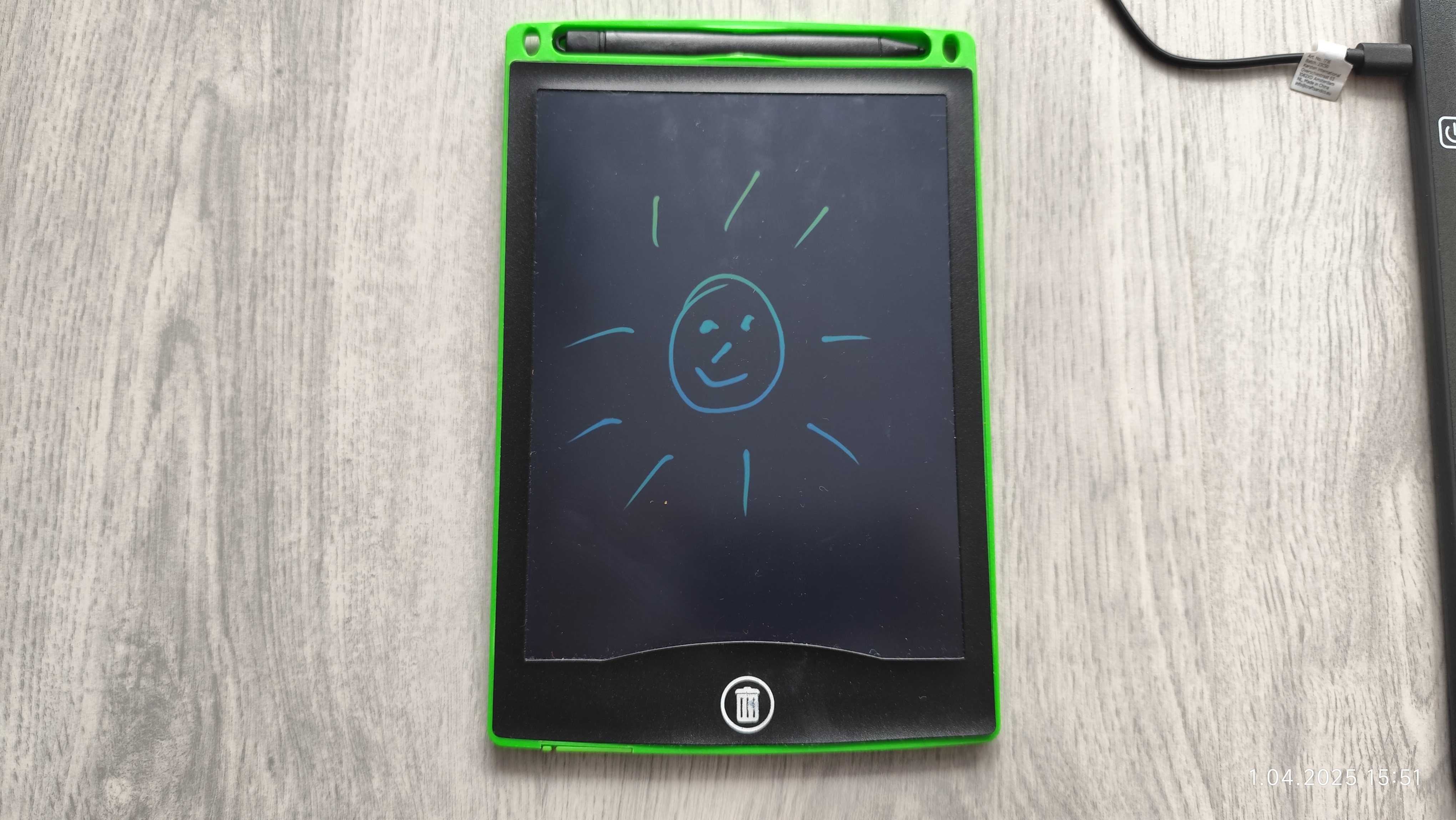 Tablet LCD 8,5 cala + Tablica LED do rysowania PODŚWIETLANA