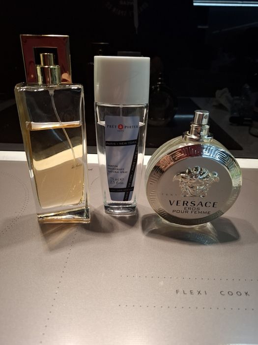 Zestaw damski 3: Avon, Pret a Porter i Versace Eros pour Femme