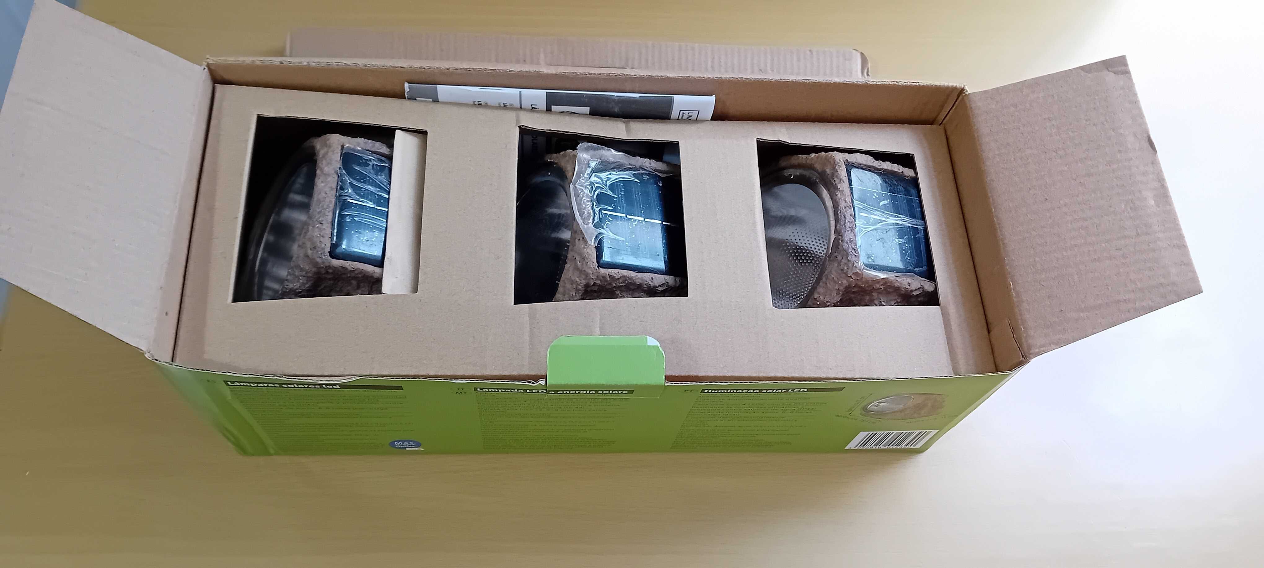 Lâmpadas solares para jardim