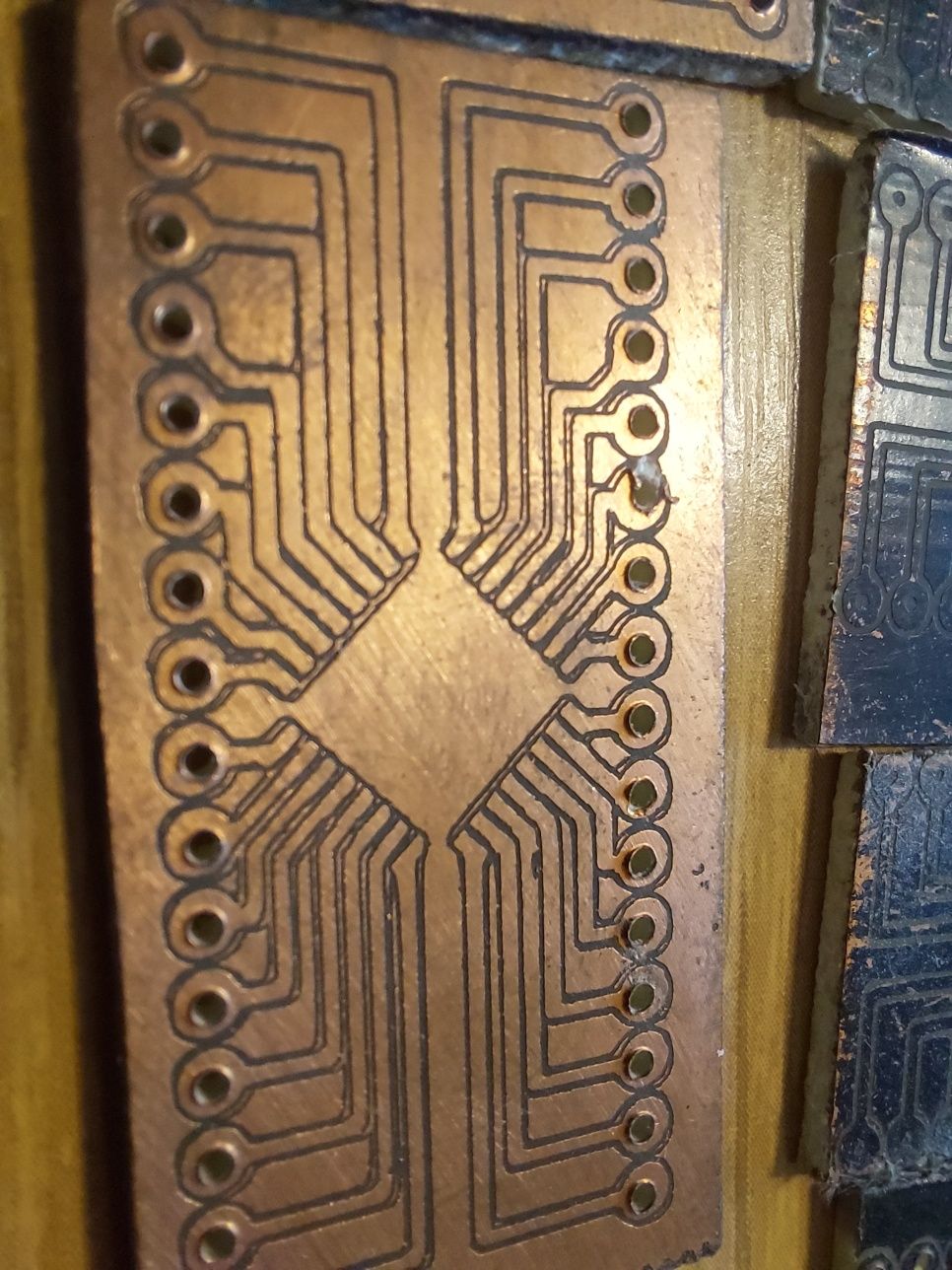 tqfp-32 breakout jednostronne 328 atmega