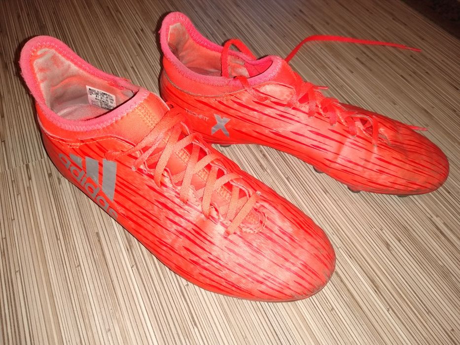 Buty piłkarskie Kid Adidas X 16.3 FG, rozm.37 i 1/3,