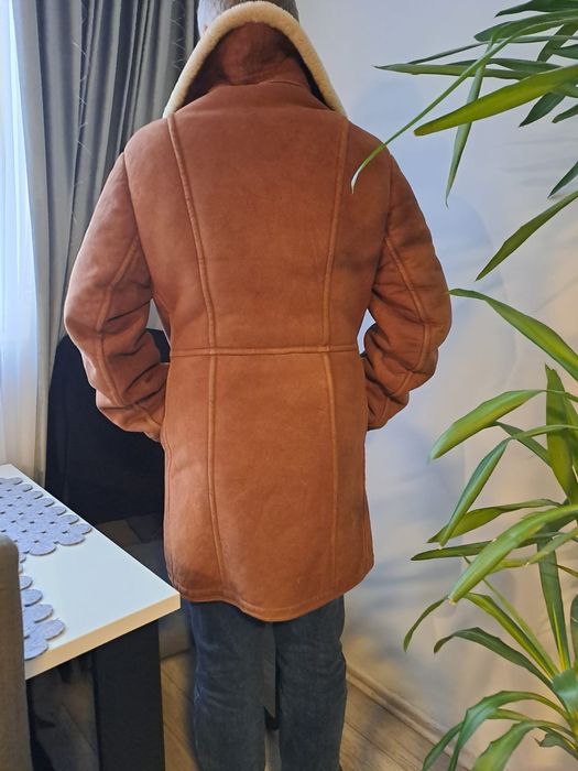 korzuch męski owczy prawdziwa skóra