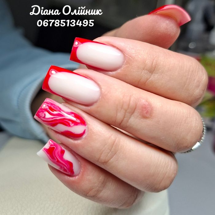 Манікюр, гельлак, укріплення, нарощування