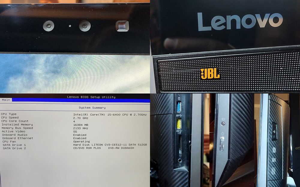 Lenovo Ideacentre 700-24ISH 4K TOUCH i5-6400/16G/512G/GF 950A/моноблок