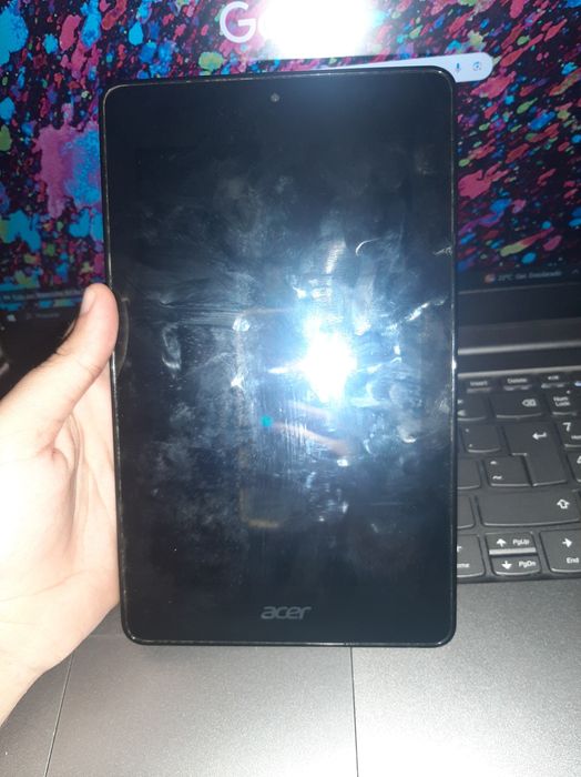 tablet acer preto