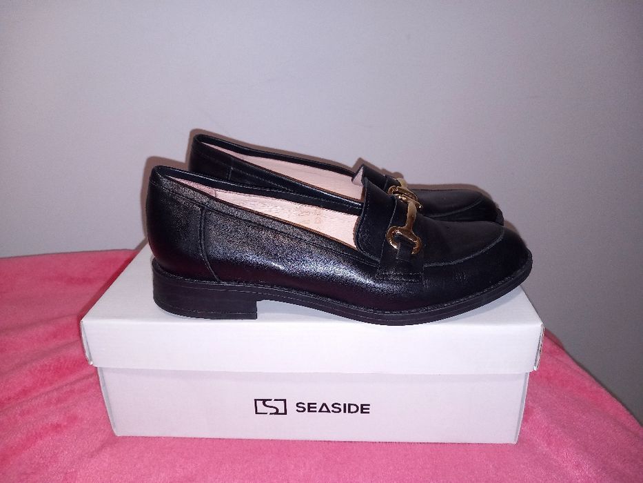 Sapatos de vela de couro