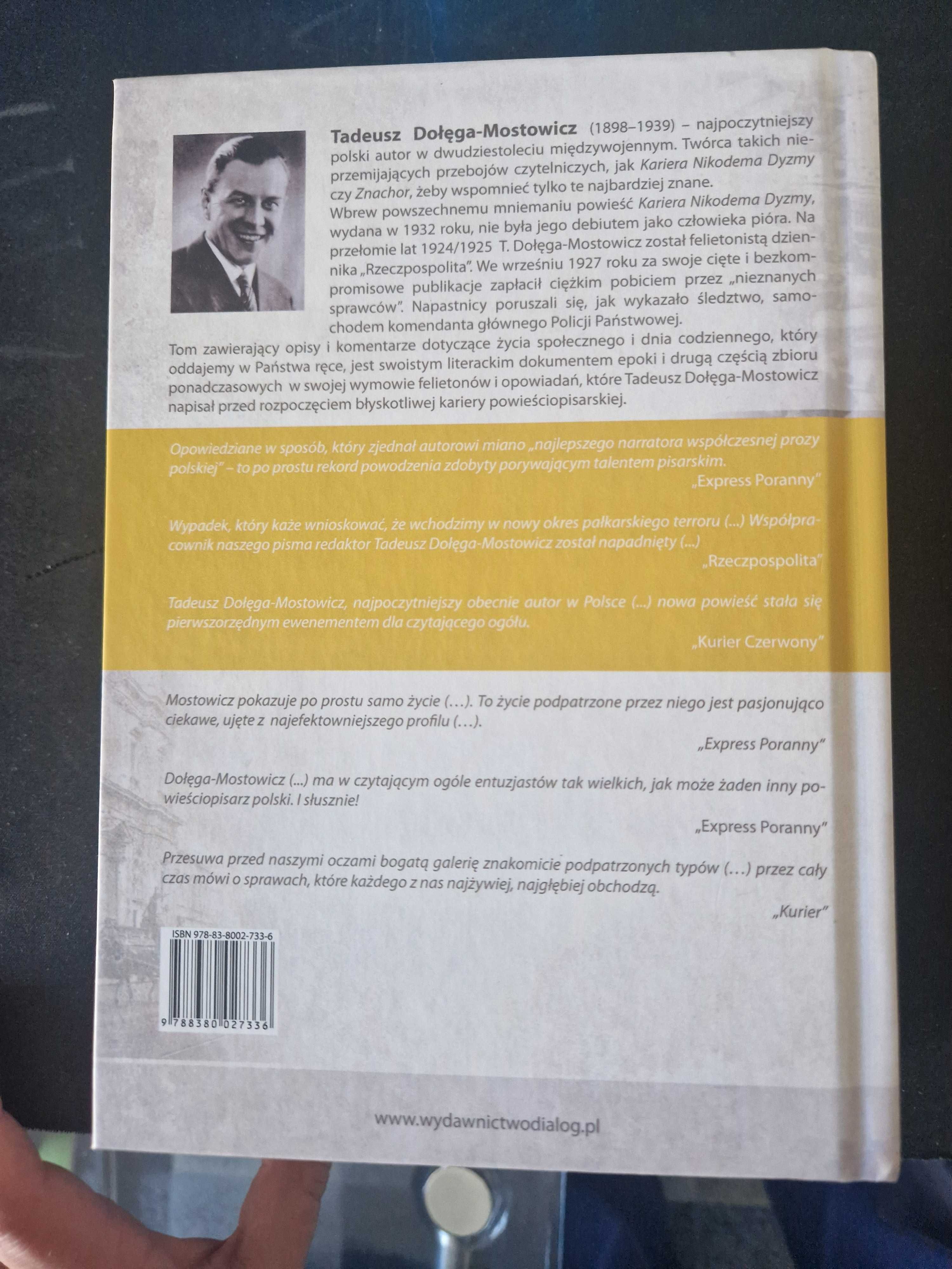 Tadeusz Dołęga-Mostowicz Teksty niewydane 4 tomy Twarda okładka Unikat