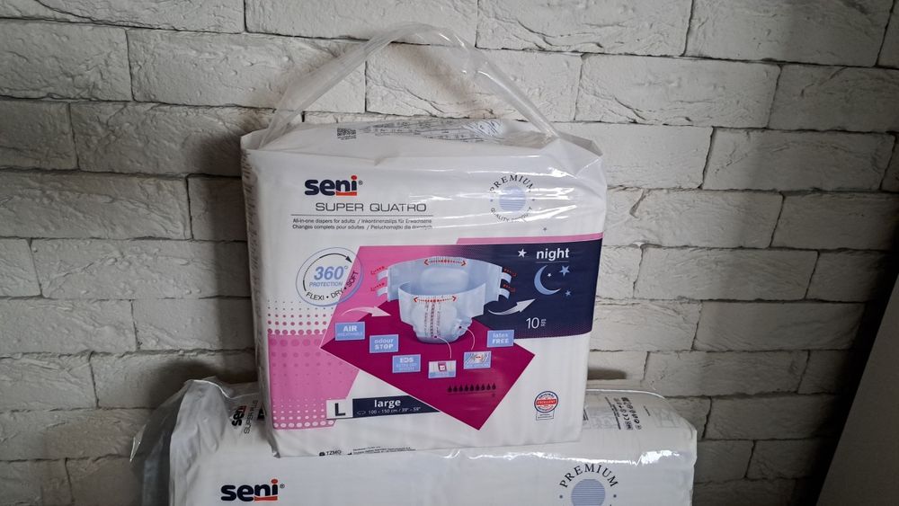 Pieluchomajtki Super Seni Quatro L