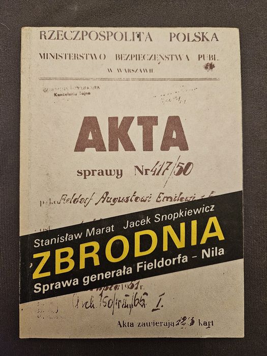 "ZBRODNIA: Sprawa generała Fieldorfa-Nila"