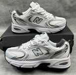 New balance 530 biało-srebrno-granatowy eur 43