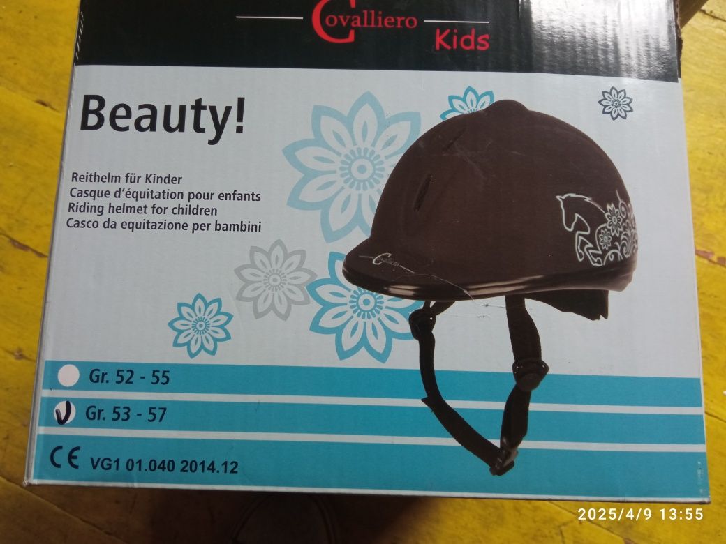 Kask jeździecki dla dziecka