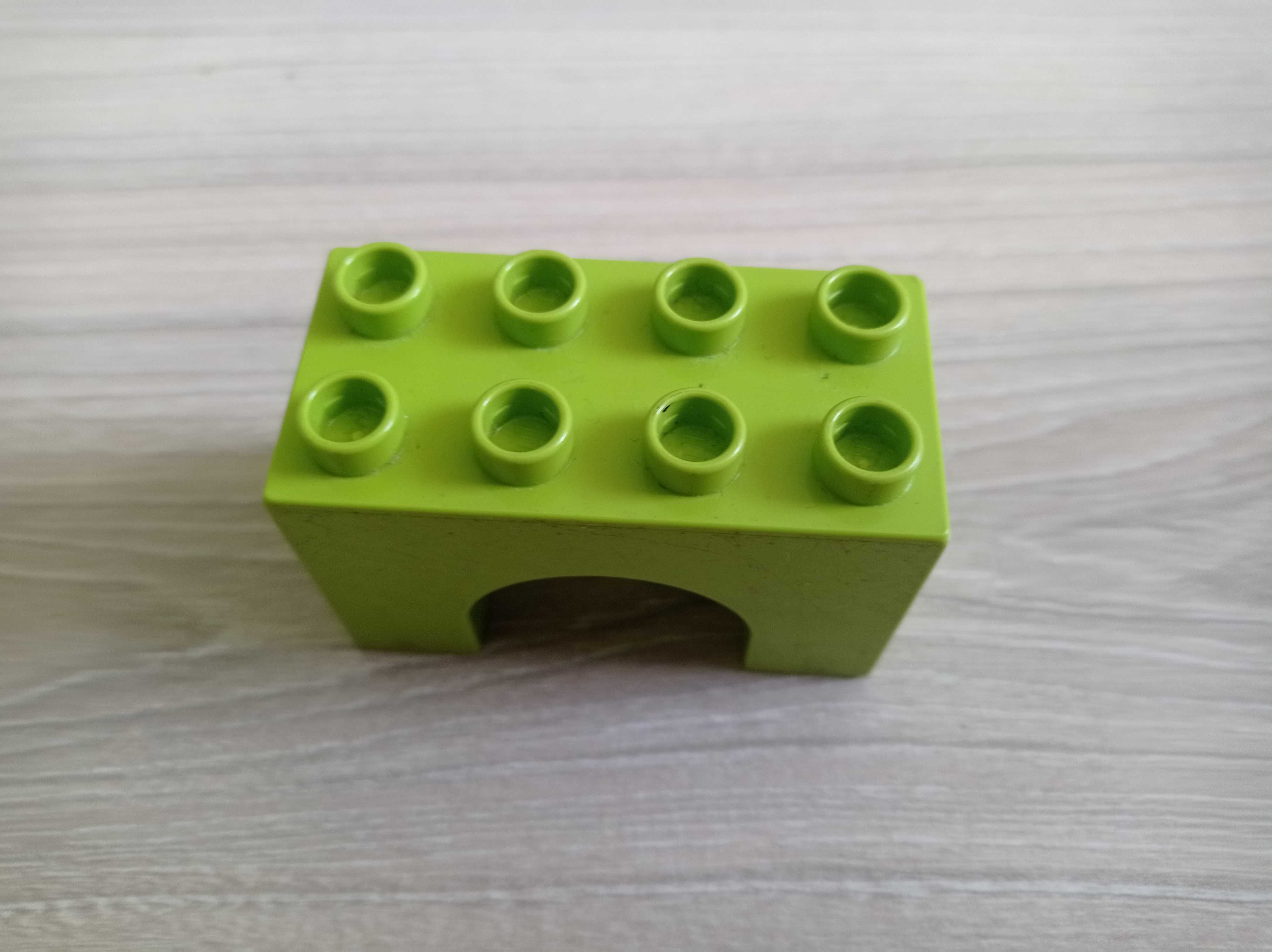 Lego Duplo 2x4 łuk - 11198 - kolor zielony jasny, limonkowy