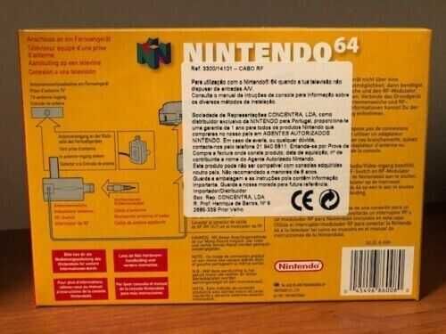 NINTENDO 64 N64 / Gamecube RF Switch RF Modulator Oficial