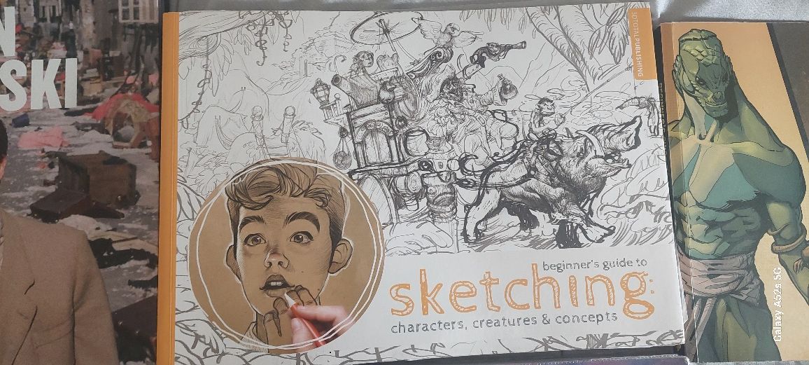 Arte livros de cinema de sketching comics art sci-fi