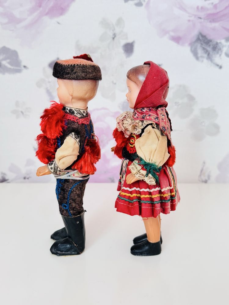 Stare lalki, lalka strój ludowy, vintage