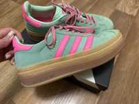 Adidas Gazelle Bold Platform Mint/Pink