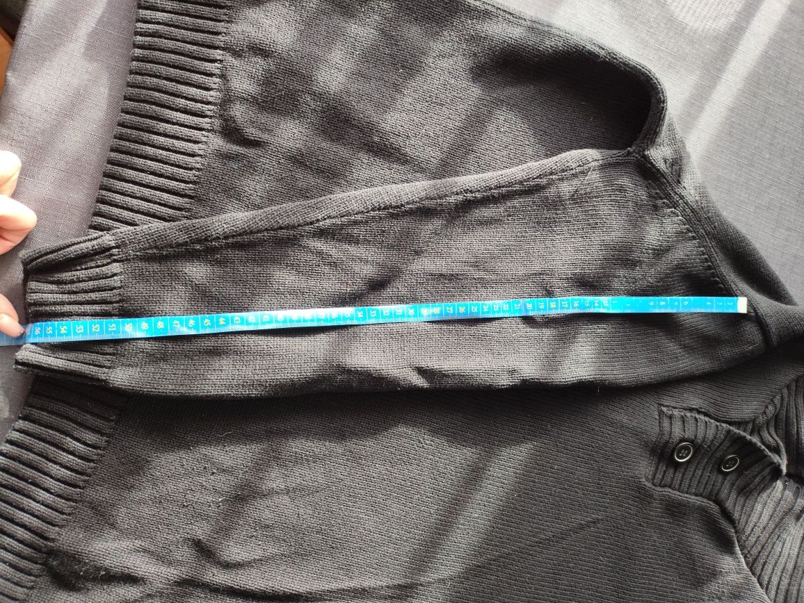Sweter męski czarny