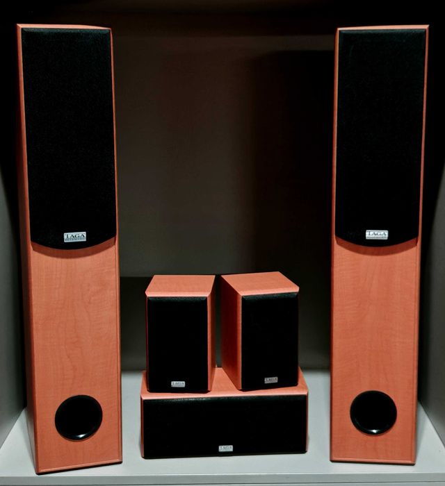 Zestaw Kolumn Kina Domowego Taga Harmony TAV-305F 5.0 Dąb Super Stan !