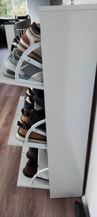 Sapateira branca 3 gavetas