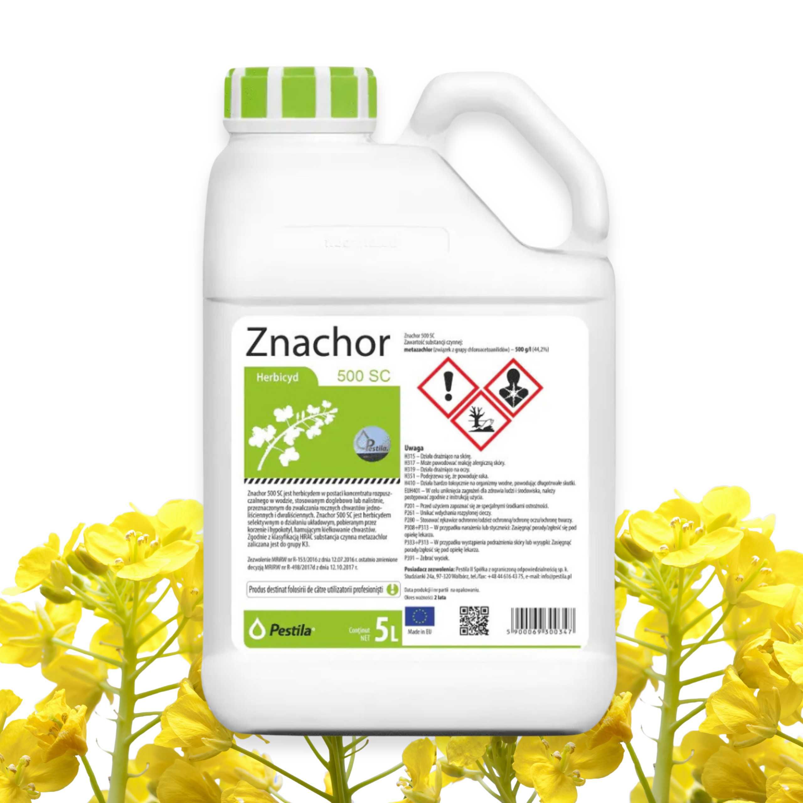 ZNACHOR 500 SC 5L koncentrat środek na chwasty rzepak ozimy