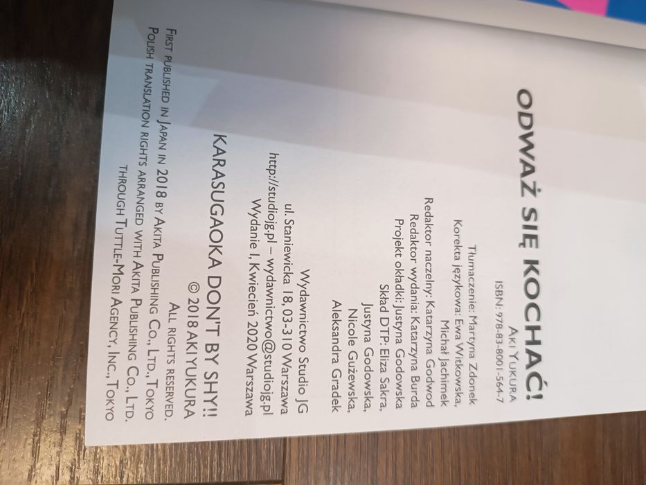 Odważ się kochać tom 1