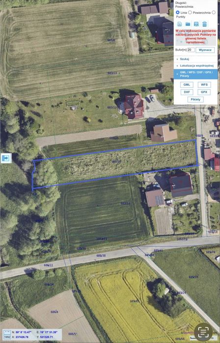 Działka budowlana z wz. Poręba Wielka / Oświęcim