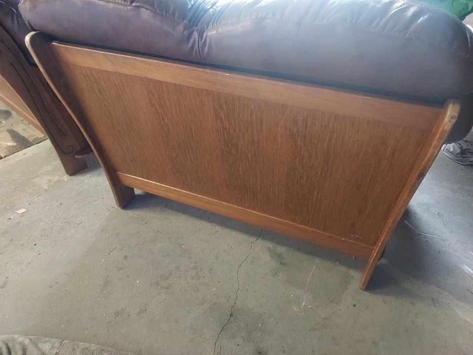 Kanapy skórzane, komplet wypoczynkowy