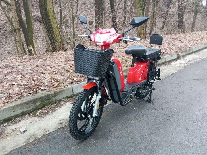 Хит продаж‼️‼️Електровелосипед FADA РУТА червоний (800W 60V-15Ah)