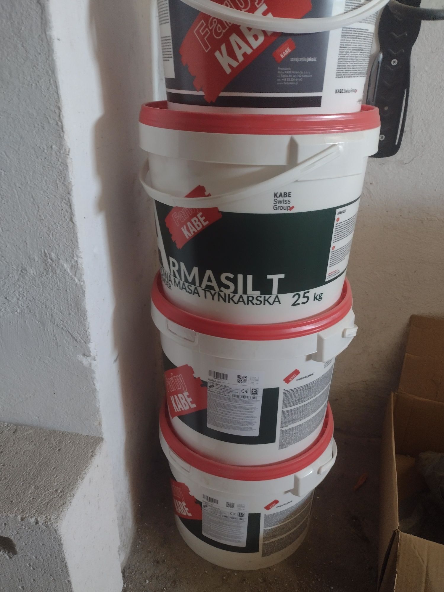 Tynk KABE Armasil T biały + grunt