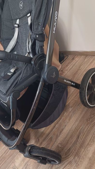 Muuvo gondola spacerówka 2w1 chrom