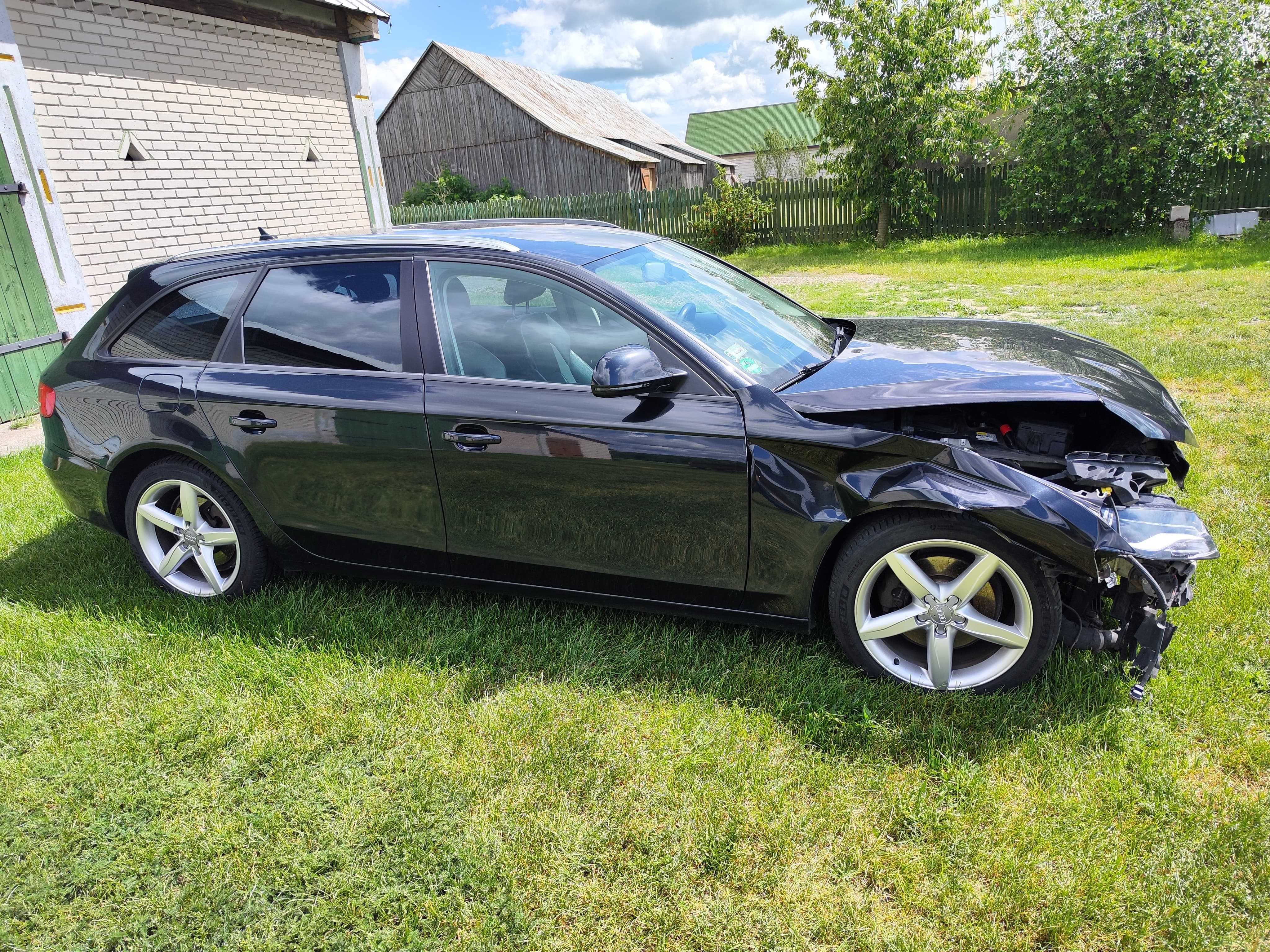 Audi A4 B8 | Uszkodzony przód | Serwisowany | Bogate wyposażenie