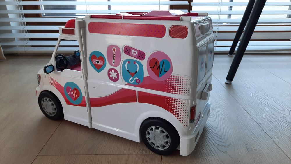 Oryginalna karetka Barbie samochód dla lalek