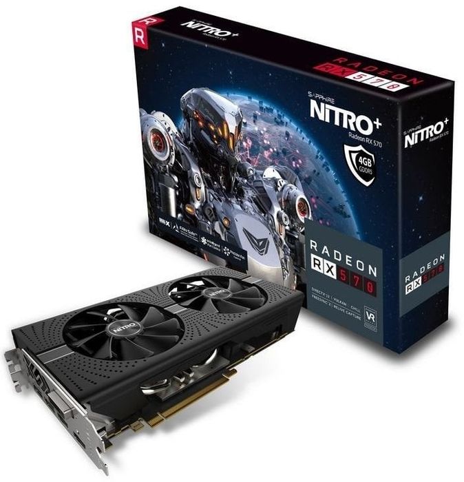 Sapphire  rx 570 nitro+ 4gb