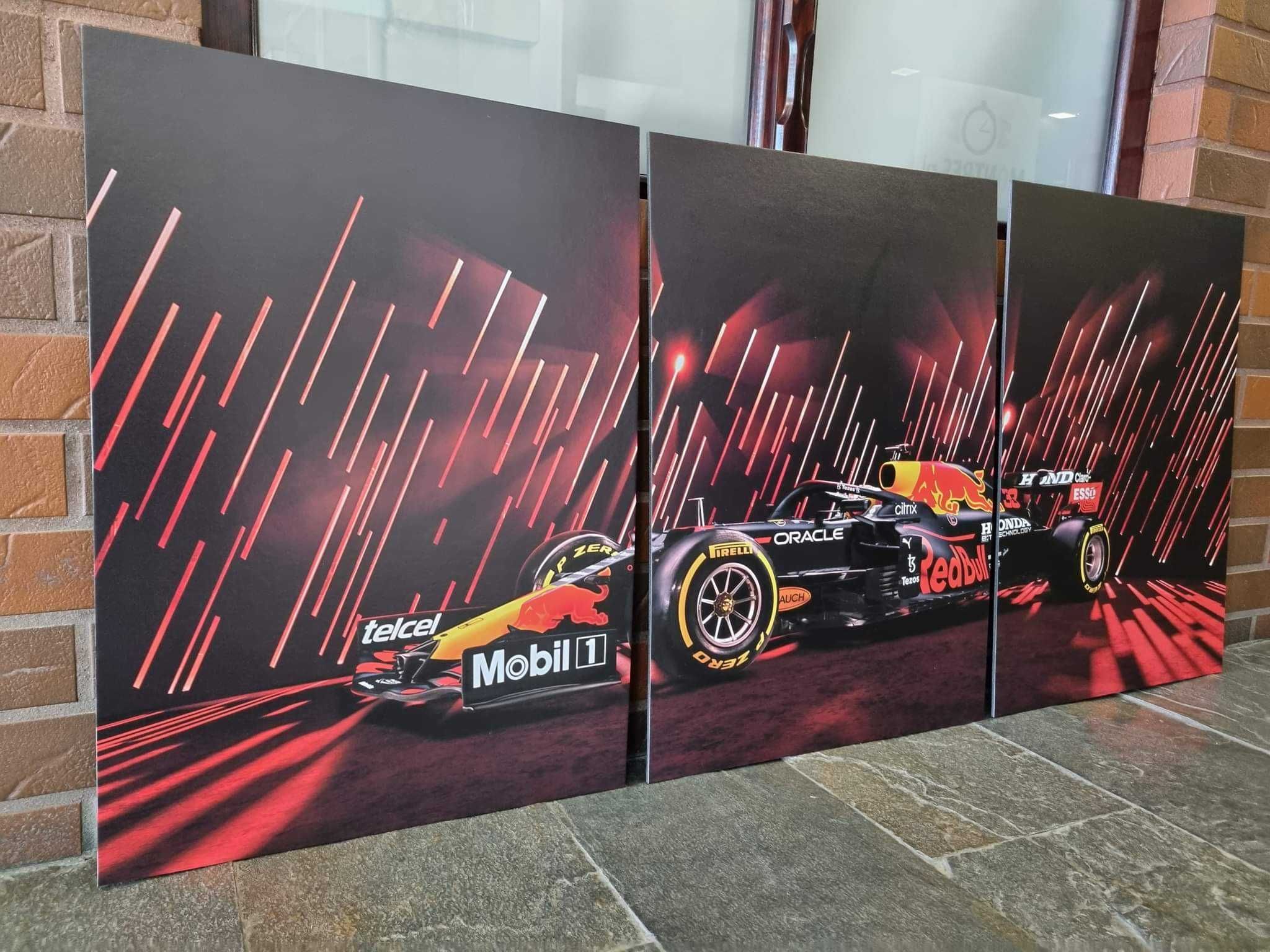 OBRAZ TRYPTYK 3 x 30x40cm F1 formuła 1 nowy