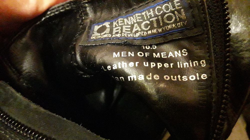 Kenneth Cole (43) оригинал американские мужские челси ботинки сапоги