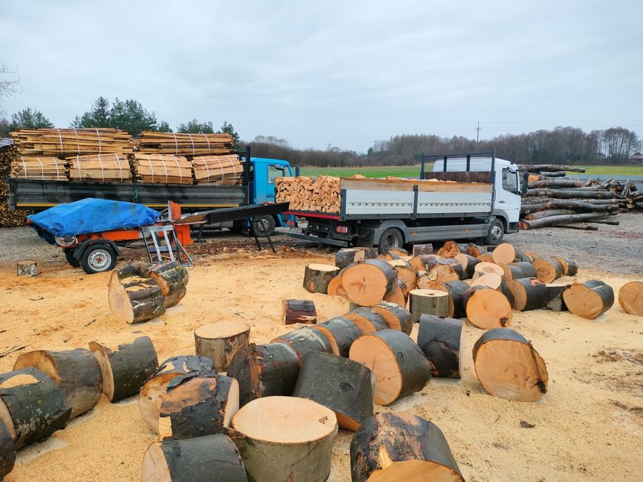 Grab Brzoza olcha Dąb Buk drewno kominkowe układane twarde liściaste