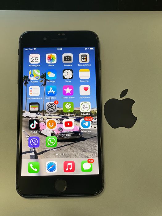 iPhone 7 PLUS JET BLACK, 128GB