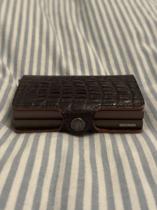 Oryginalny Secrid skórzany portfel z podwójnym cardprotectorem