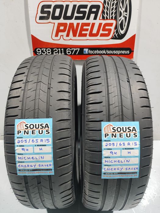 2 pneus semi novos Michelin 205-65R15 - Oferta dos Portes