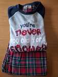 Pijama polar + flanela 14-16
