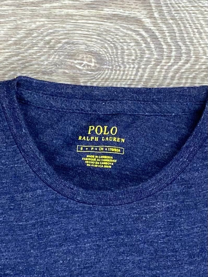 Polo ralph lauren футболка s размер спортивная синяя оригинал