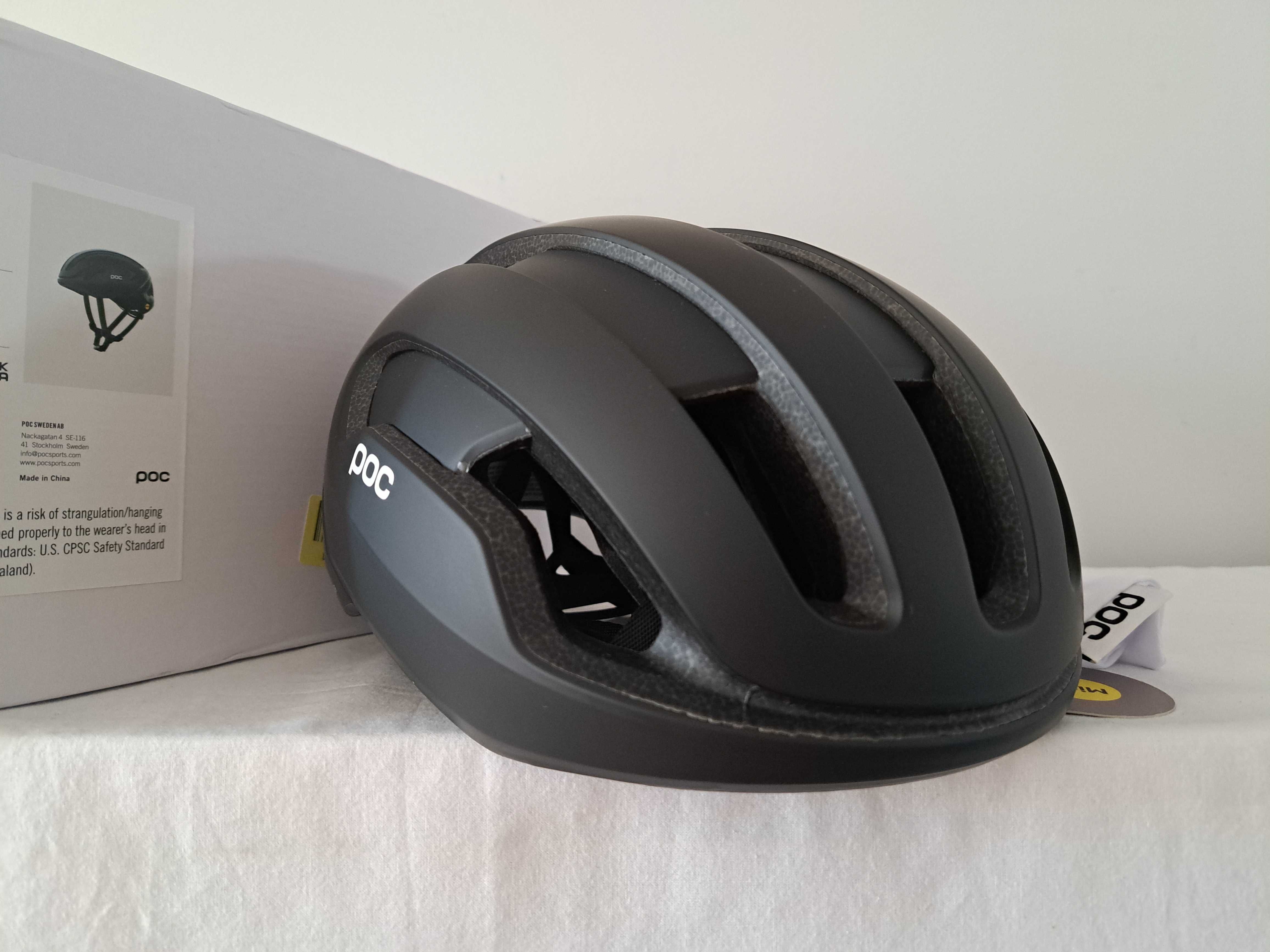 Kask rowerowy Poc Omne Air Mips Uranium Black Matt M 54-59cm