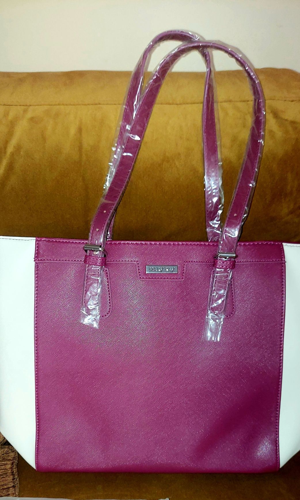 Super torebka kolor bordowy Mary kay shopper bag nowa