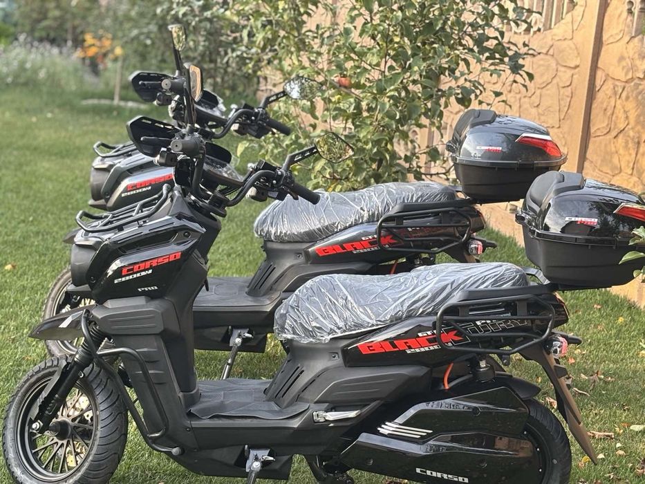 Електро скутер Corso  BLack Fury ( special ) 2800w LFP АКБ 72v40ah