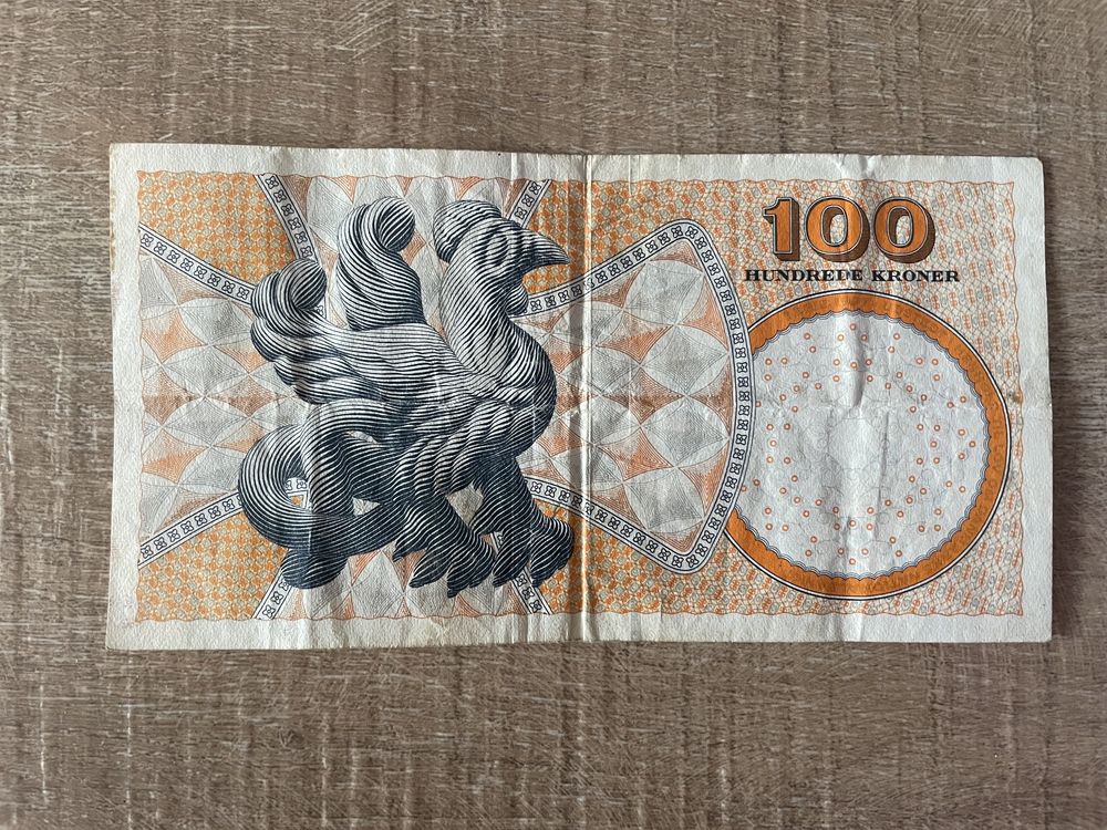 Banknot 100 koron duńskich