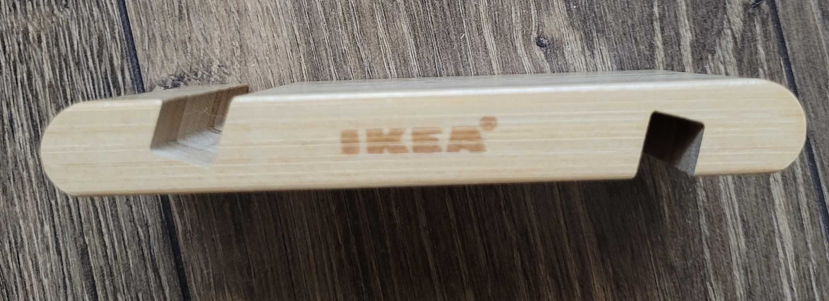 podstawka stojak pod telefon smartfon tablet IKEA drewno bambusowa