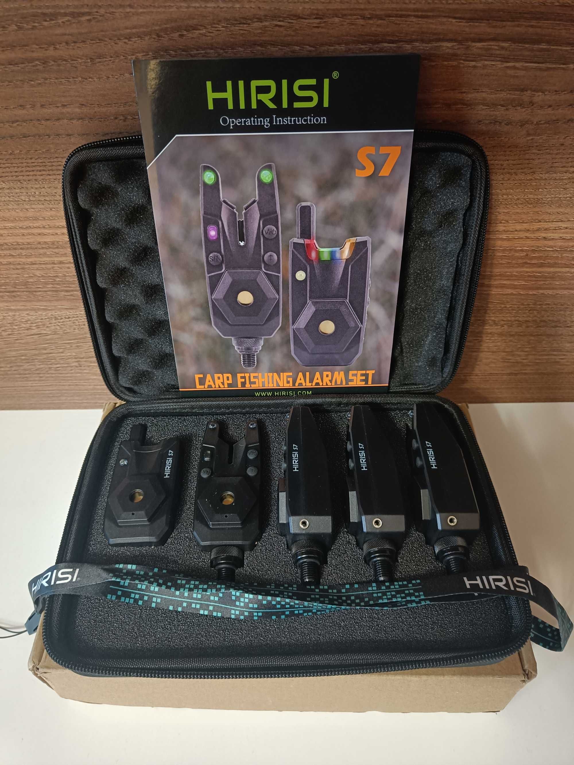 Сигналізатори кльову Hirisi  S7  ( 4+1 )